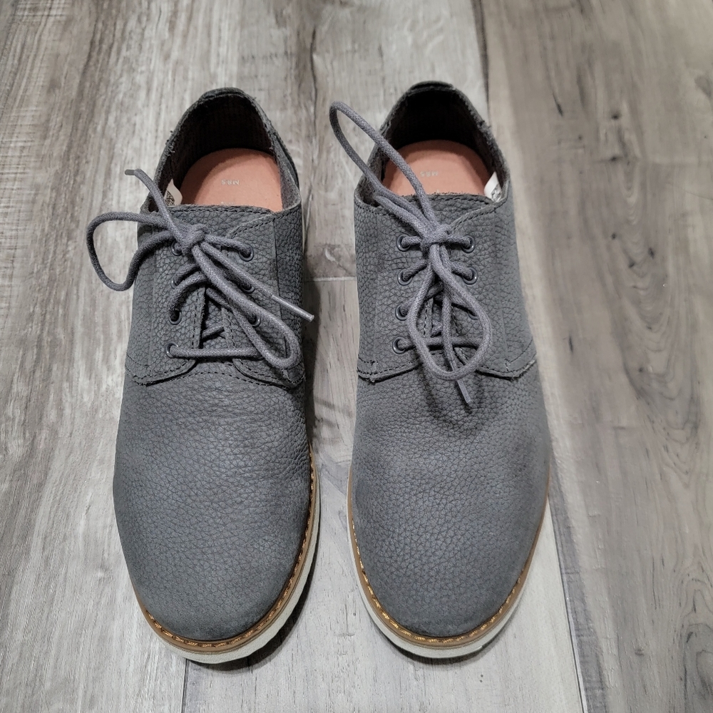 Toms Preston Casual Oxford Mens Shoes - Picture 3 of 10
